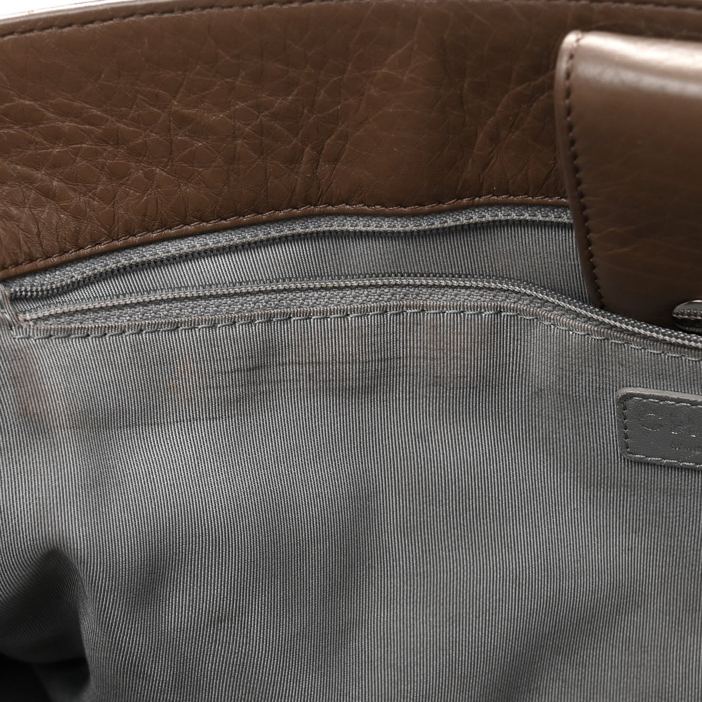 Deerskin Cerf Executive Shopper Tote Brown