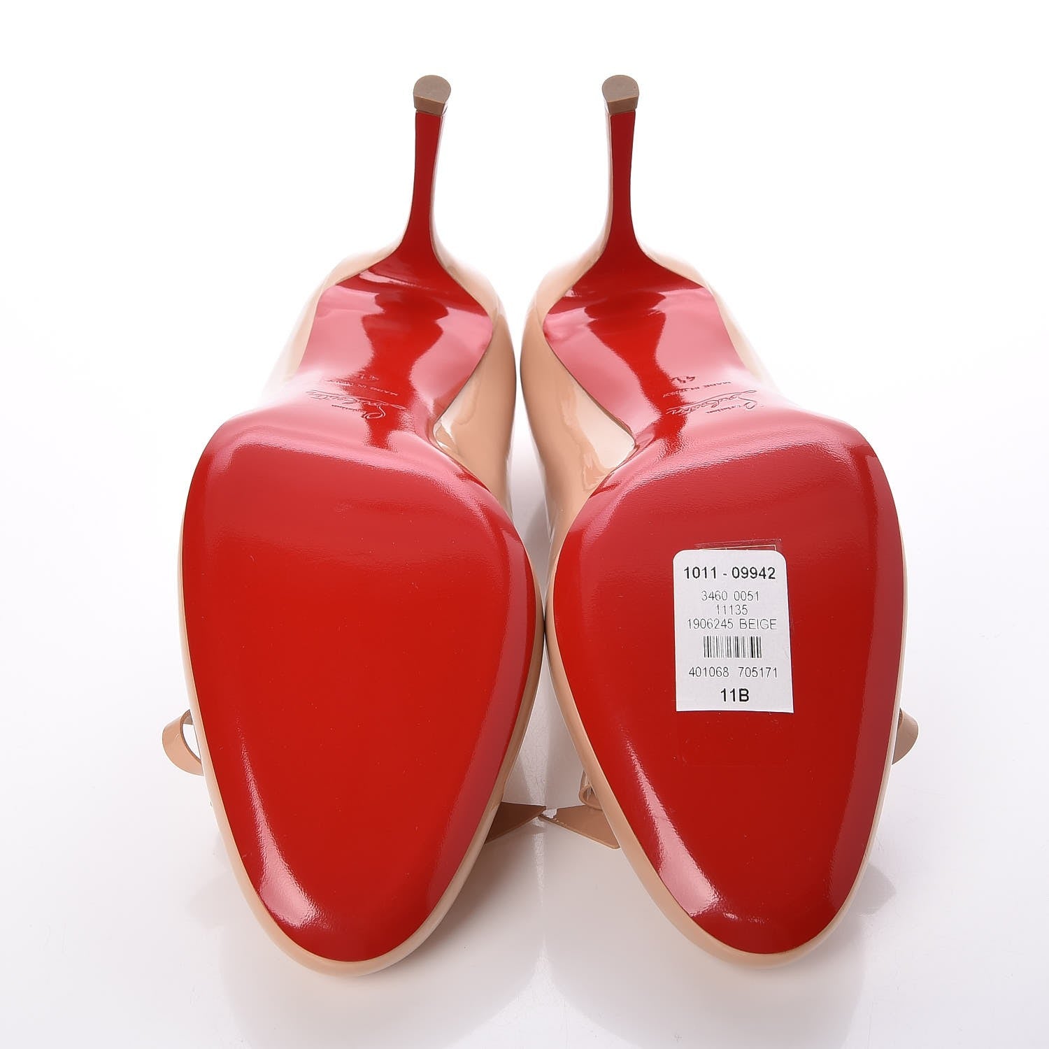 Christian Louboutin Patent Vinodo 85 Pumps 41 Beige 5 of 7