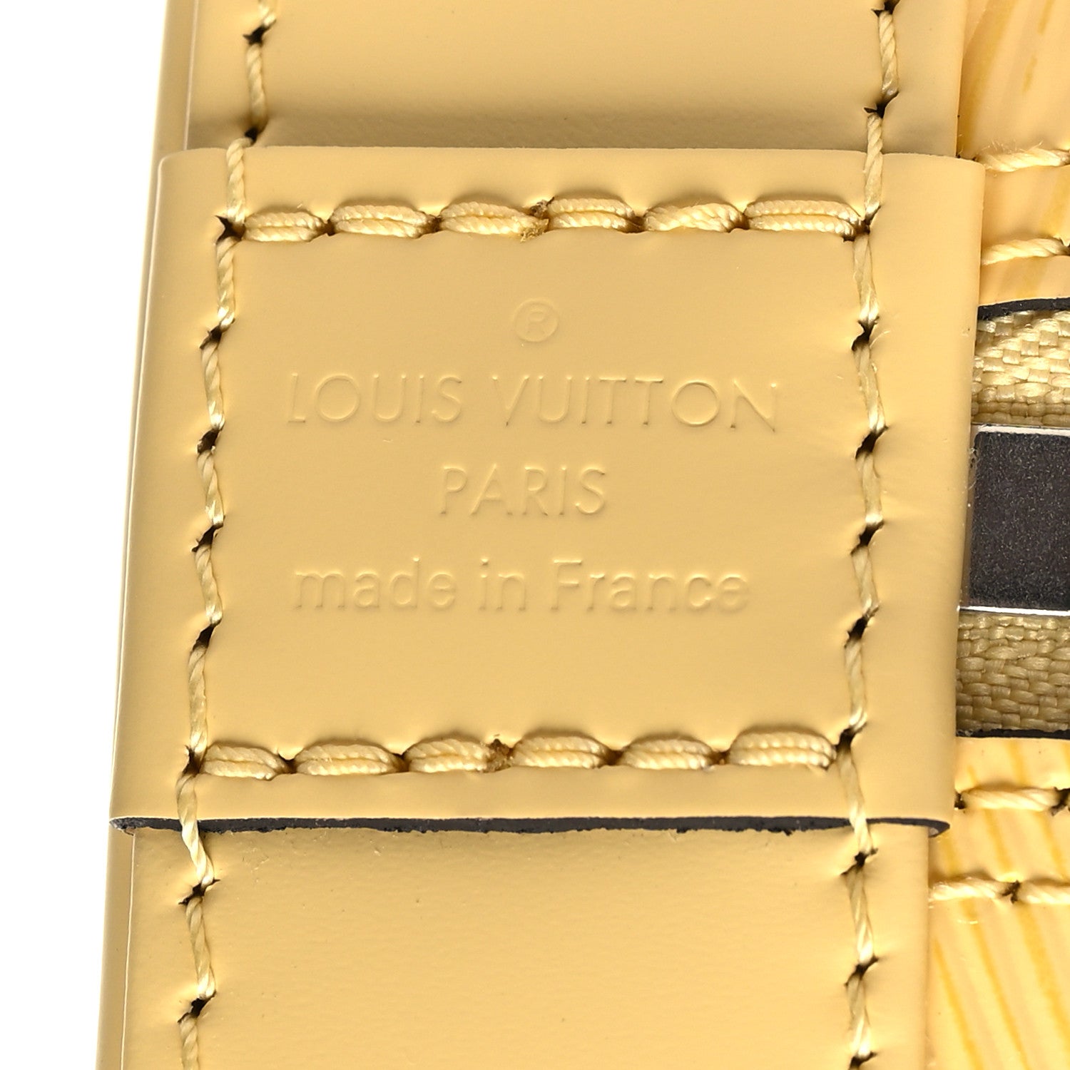 Louis Vuitton Epi Jacquard Alma BB Jaune Plume 7 of 8