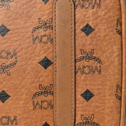 MCM Visetos Large Liz Reversible Shopper Tote Cognac 18 of 26