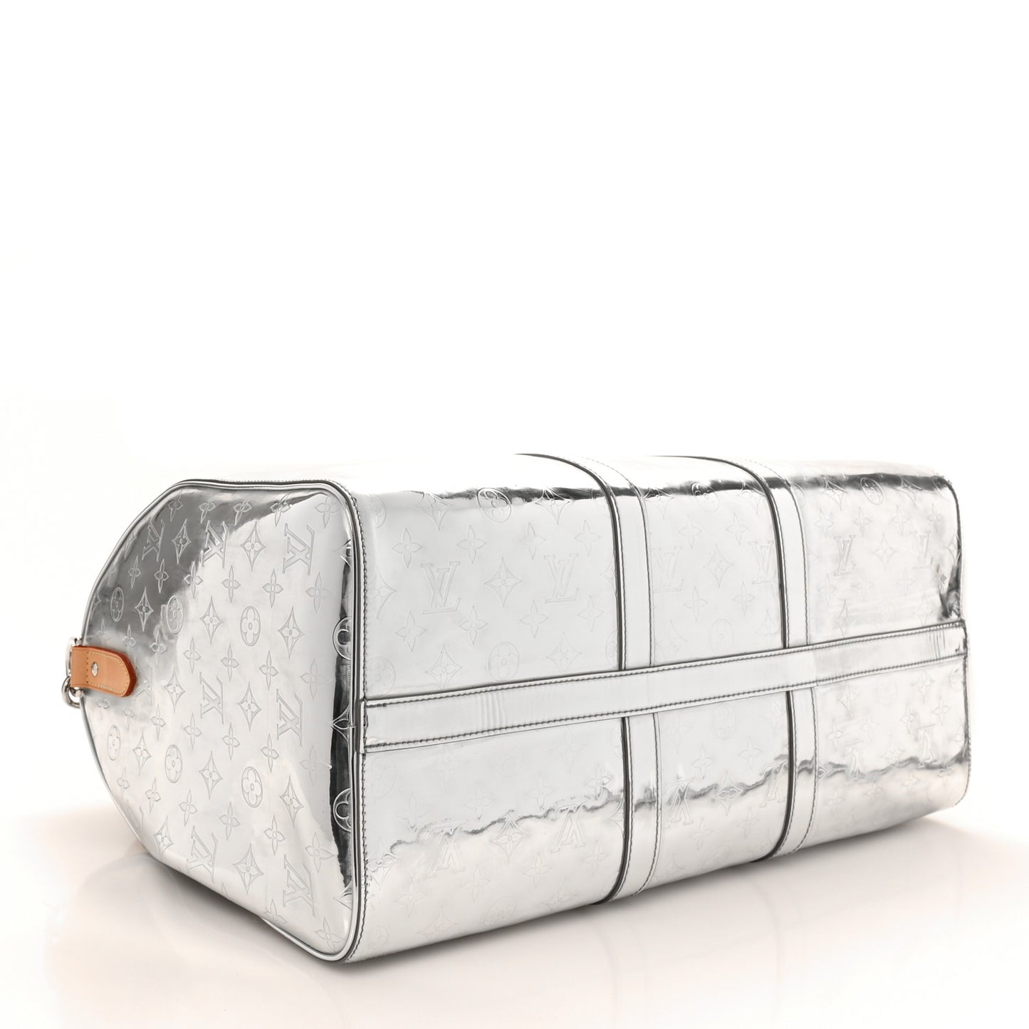 Monogram Mirror Keepall Bandouliere 50 Silver