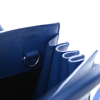 Saint Laurent Grained Calfskin Nano Sac De Jour Royal Blue 13 of 14