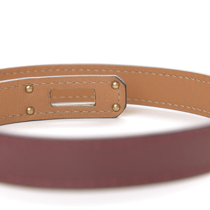 Hermes Swift Kelly Double Tour Bracelet T2 Rouge H Rose D'ete 6 of 9