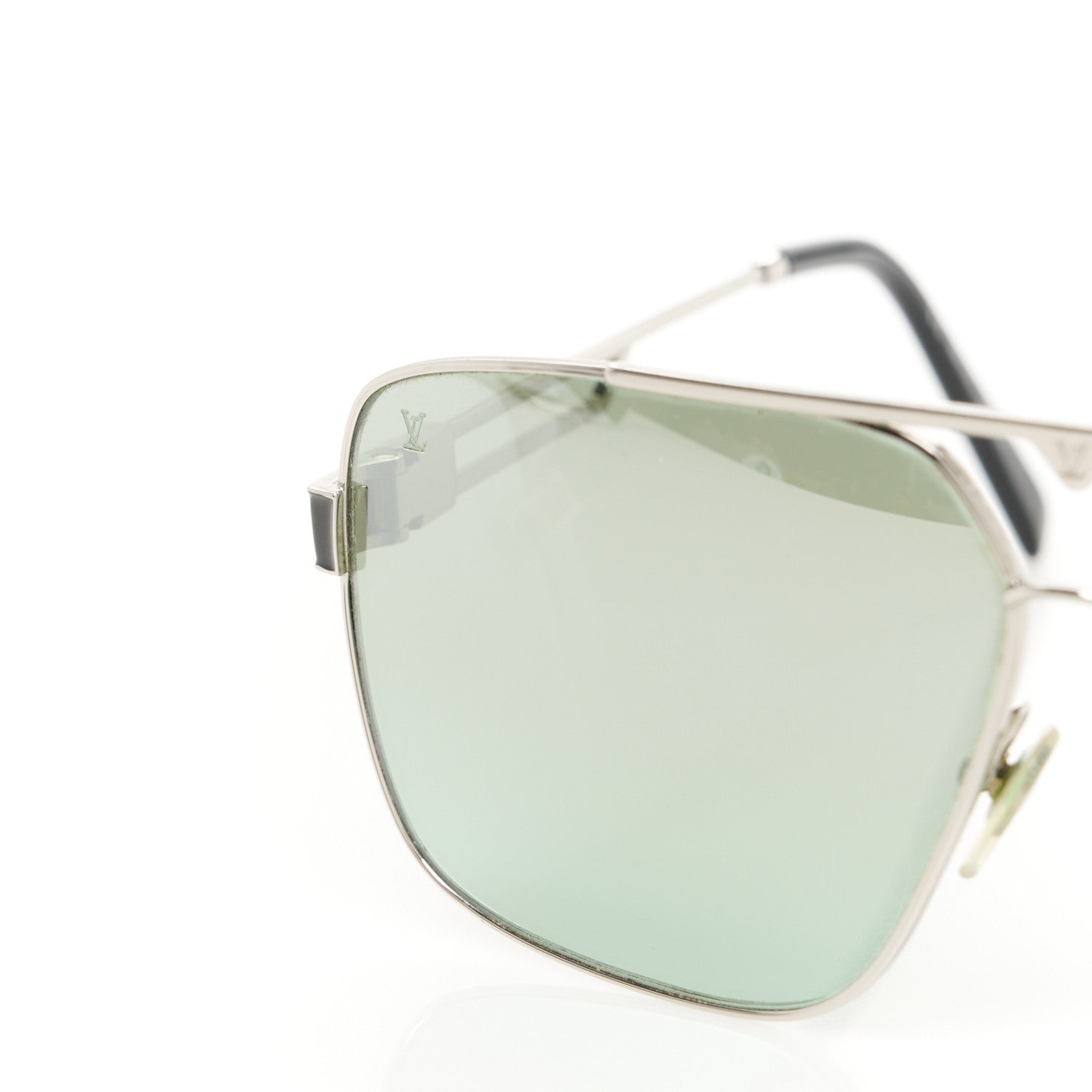 Louis Vuitton Metal Aviator Sunglasses Z1092W Green 7 of 8
