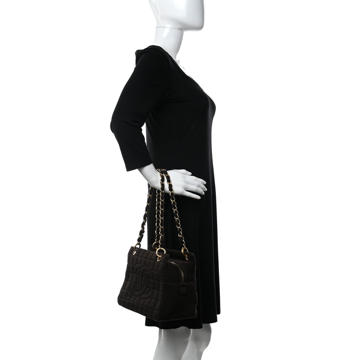 Jersey Quilted Petite Timeless Tote PTT Black