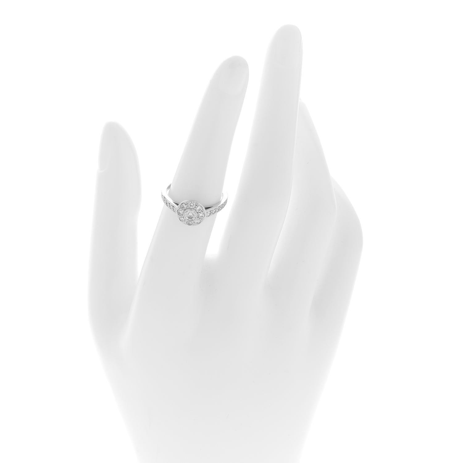 Tiffany Platinum Diamond .15ctw Circlet Engagement Ring 53 6.5 2 of 6
