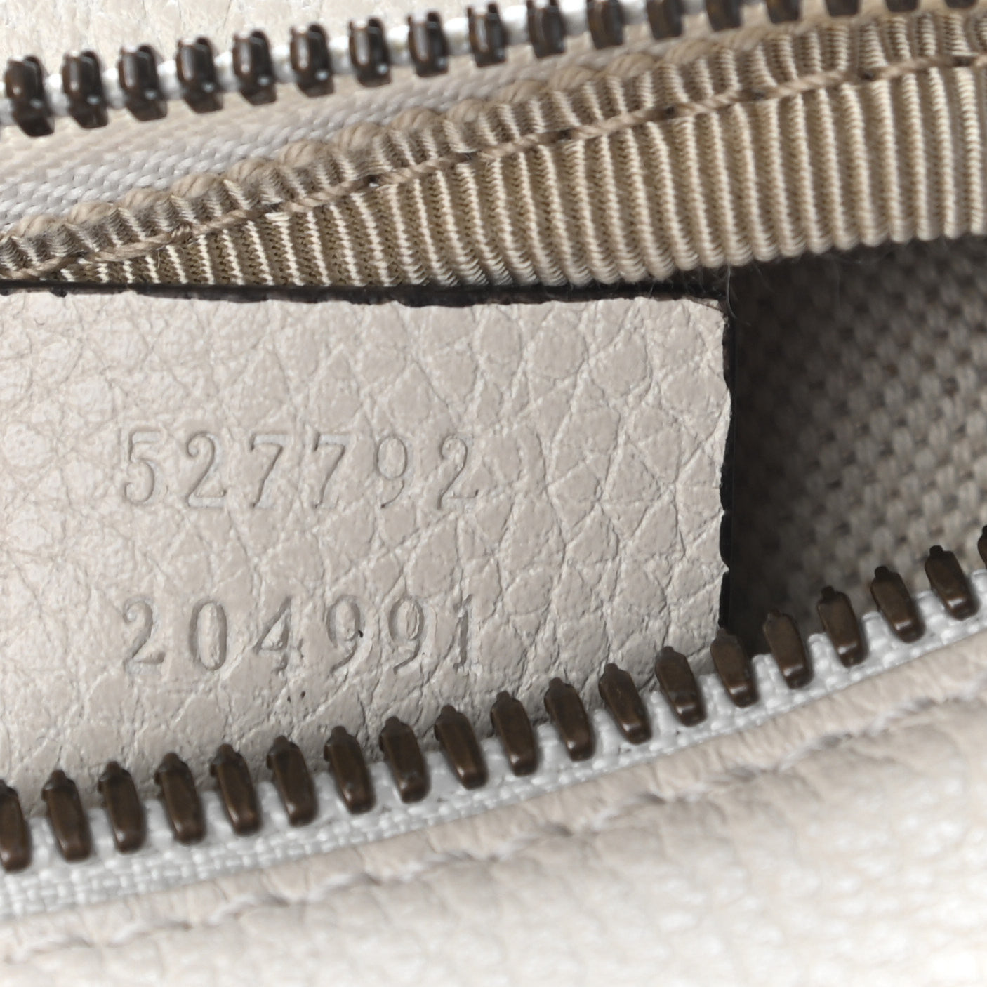 Grained Calfskin Small Logo Belt Bag White