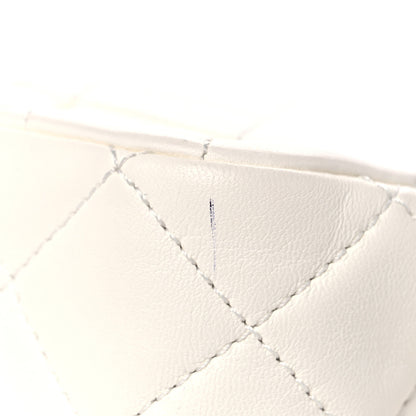 Chanel Lambskin Quilted Mini Pearl Crush Flap White 7 of 11