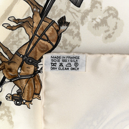 Hermes Silk La Promenade de Longchamps Scarf 90 3 of 5