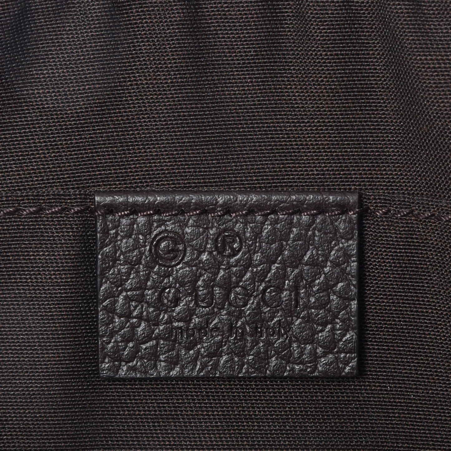 Monogram Belt Bag Dark Brown