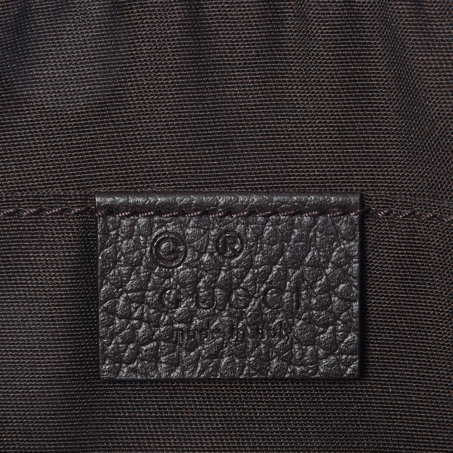 Gucci Monogram Belt Bag Dark Brown 5 of 12