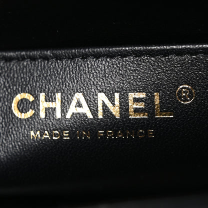 Chanel Lambskin Quilted Mini Rectangular Flap Black 6 of 11
