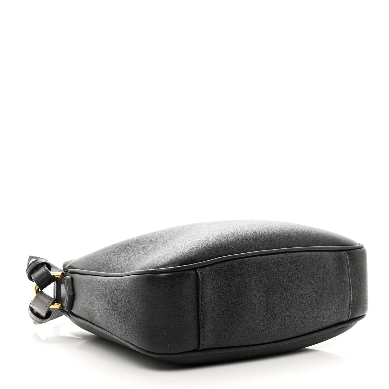 Gucci Softy Wonka Textured Dollar Calfskin Small Diana Bamboo Shoulder Bag Black 4 of 9