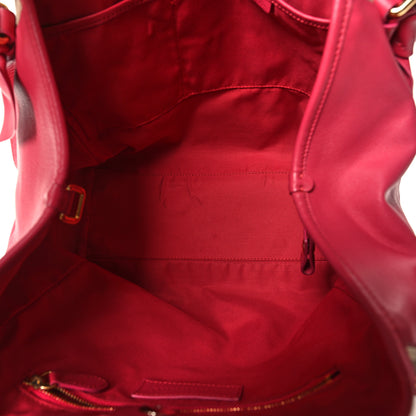 Burberry Haymarket Check Bow Canterbury Tote Pink 5 of 12