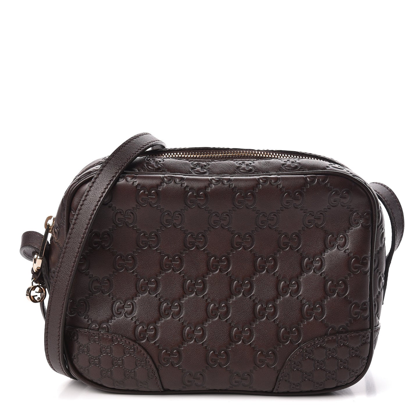 Guccissima Mini Bree Messenger Bag Chocolate