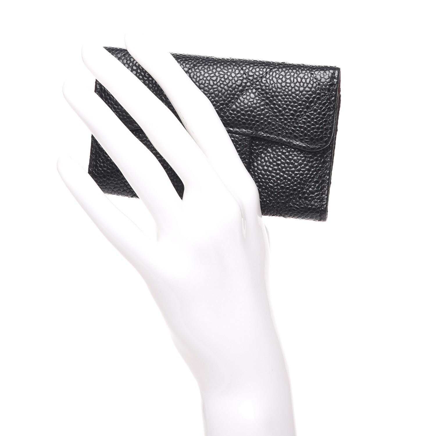 Chanel Caviar Quilted 6 Key Holder Black 2 of 9
