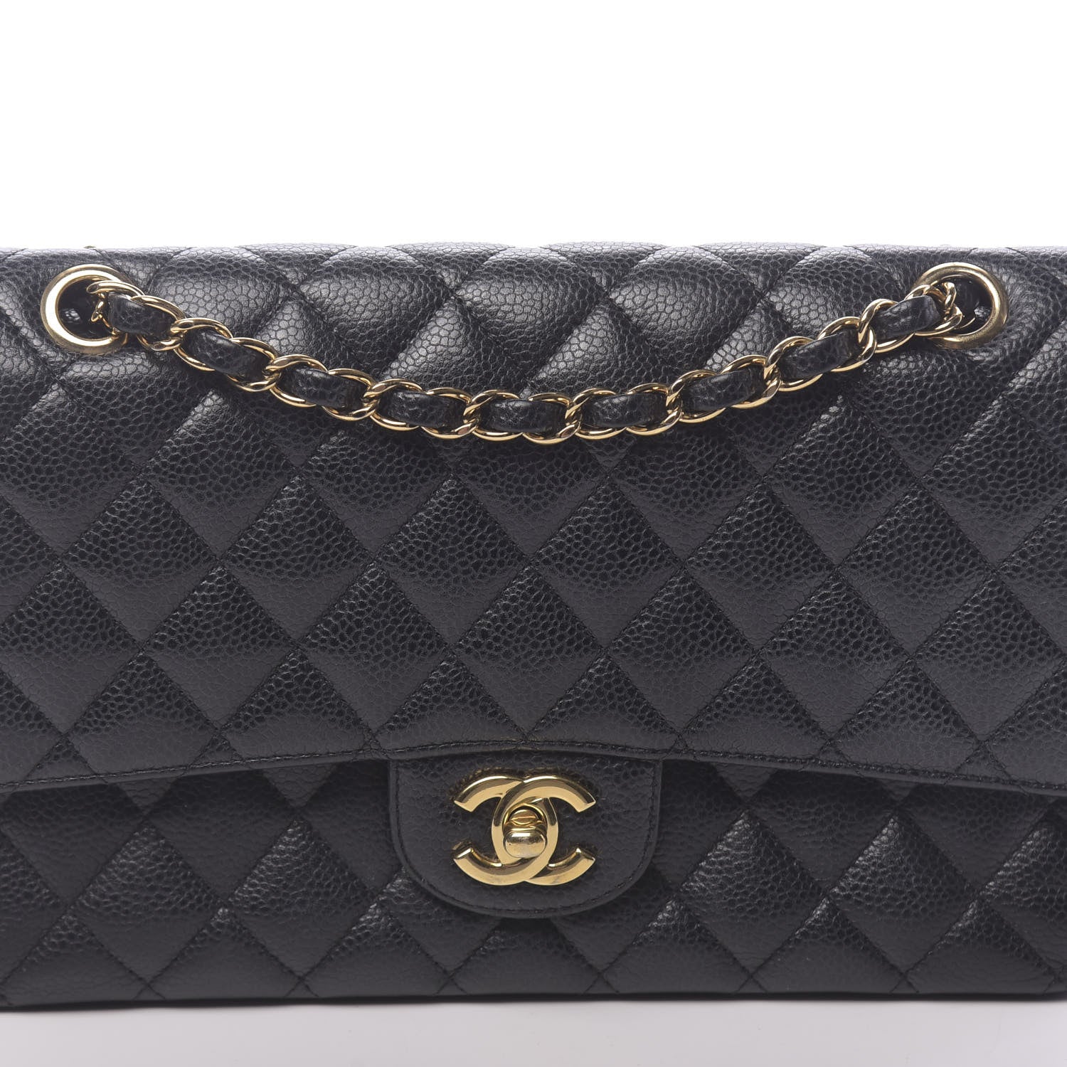 Chanel Caviar Quilted Medium Double Flap Black 13 of 13