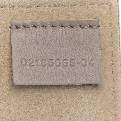 Chloe Calfskin Suede Medium Faye Shoulder Bag Motty Grey 7 of 10