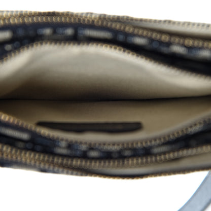 Christian Dior Oblique Saddle Pouch With Strap Navy Blue 6 of 10
