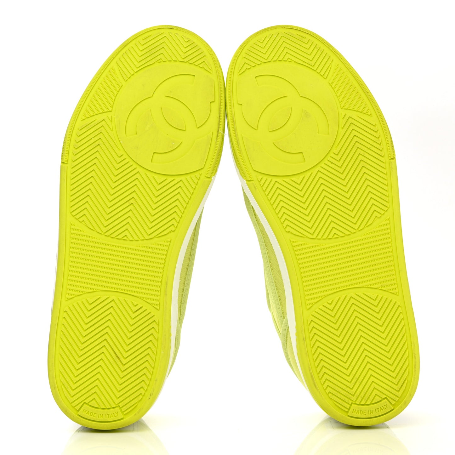 Fabric Womens Logo Sneakers 38 Green