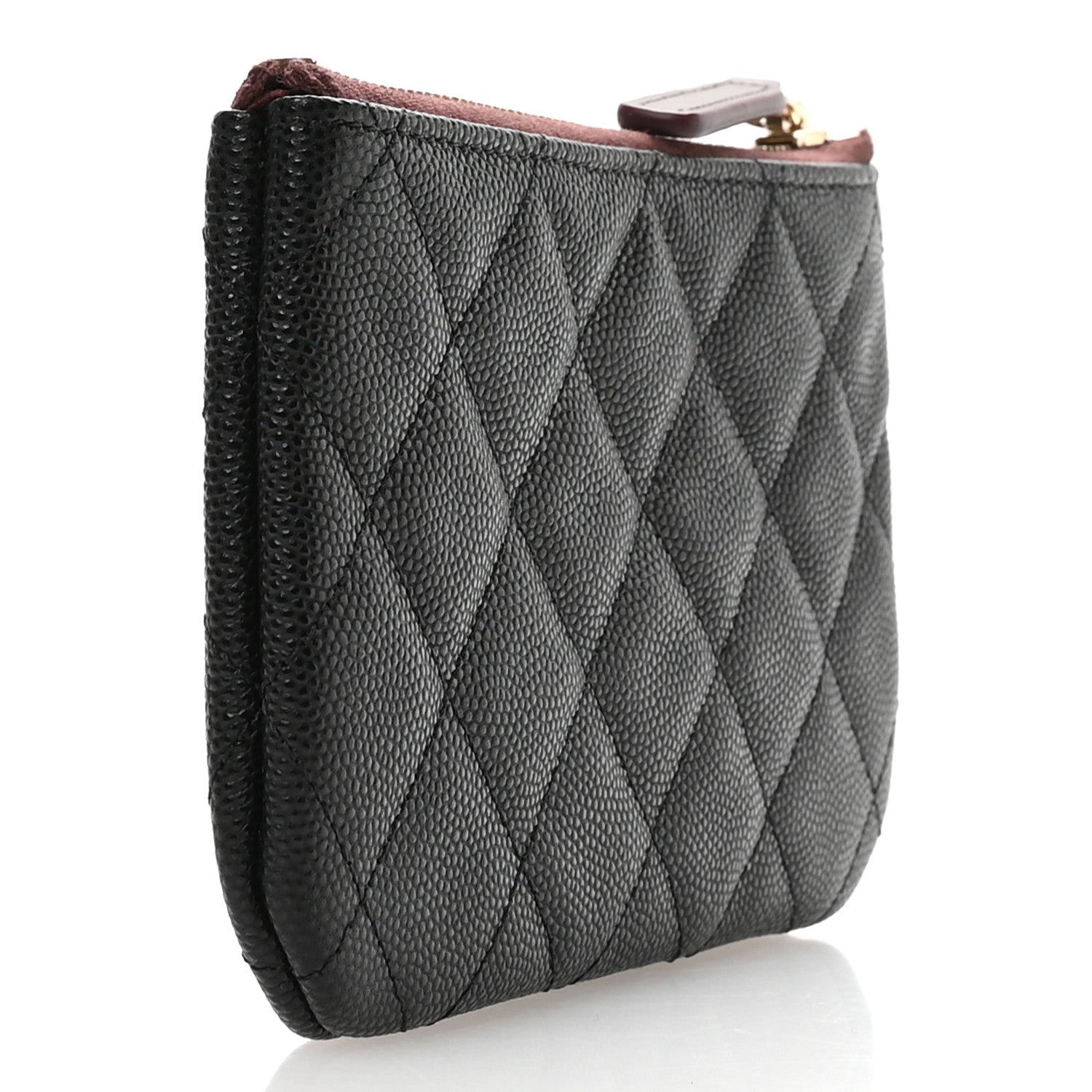 Chanel Caviar Quilted Small Cosmetic Case Black 3 of 8