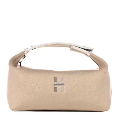 Hermes Canvas Small Bride-A-Brac Pouch Natural 1 of 12