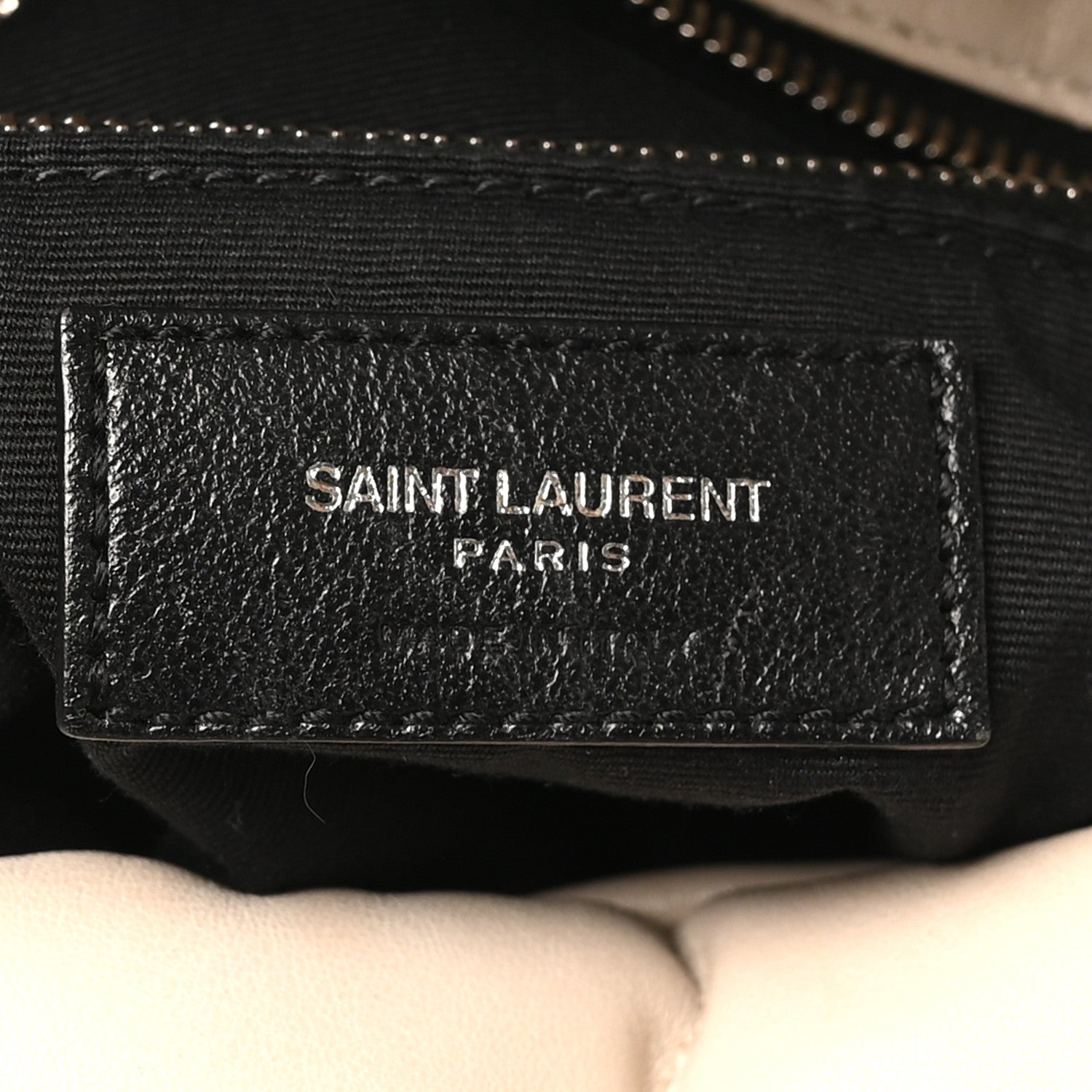 Saint Laurent Lambskin Quilted Medium Loulou Puffer Monogram Chain Satchel Crema Soft 6 of 10