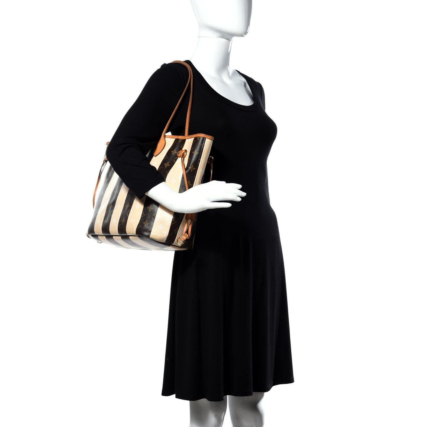 Monogram Rayures Neverfull MM