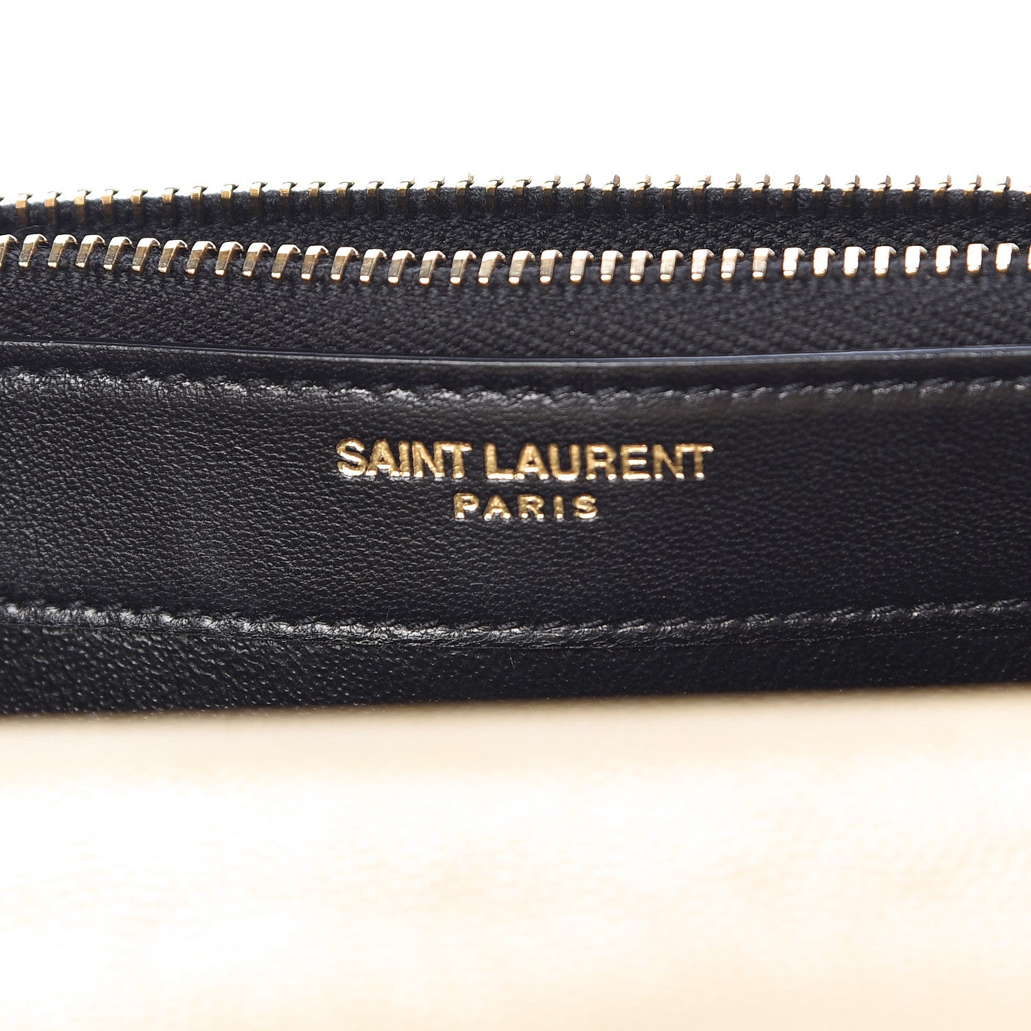 Saint Laurent Grain De Poudre Kate Monogram Tassel Chain Wallet Brome 6 of 10