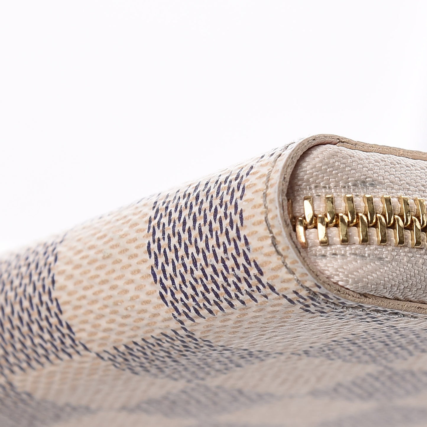 Damier Azur Clemence Wallet Rose Ballerine