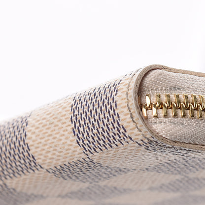 Louis Vuitton Damier Azur Clemence Wallet Rose Ballerine 13 of 14