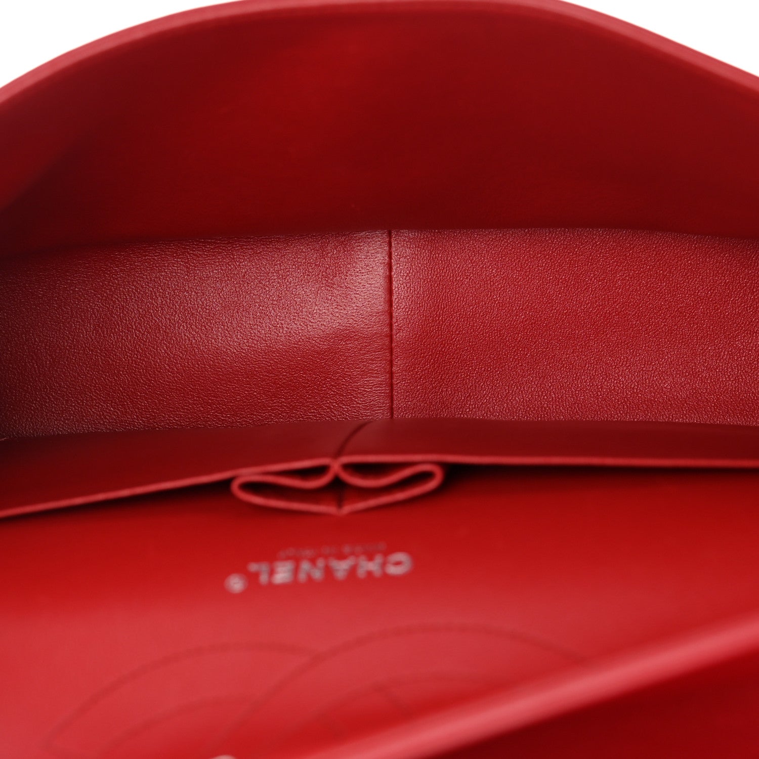 Chanel Lambskin Quilted Jumbo Double Flap Red 4 of 11