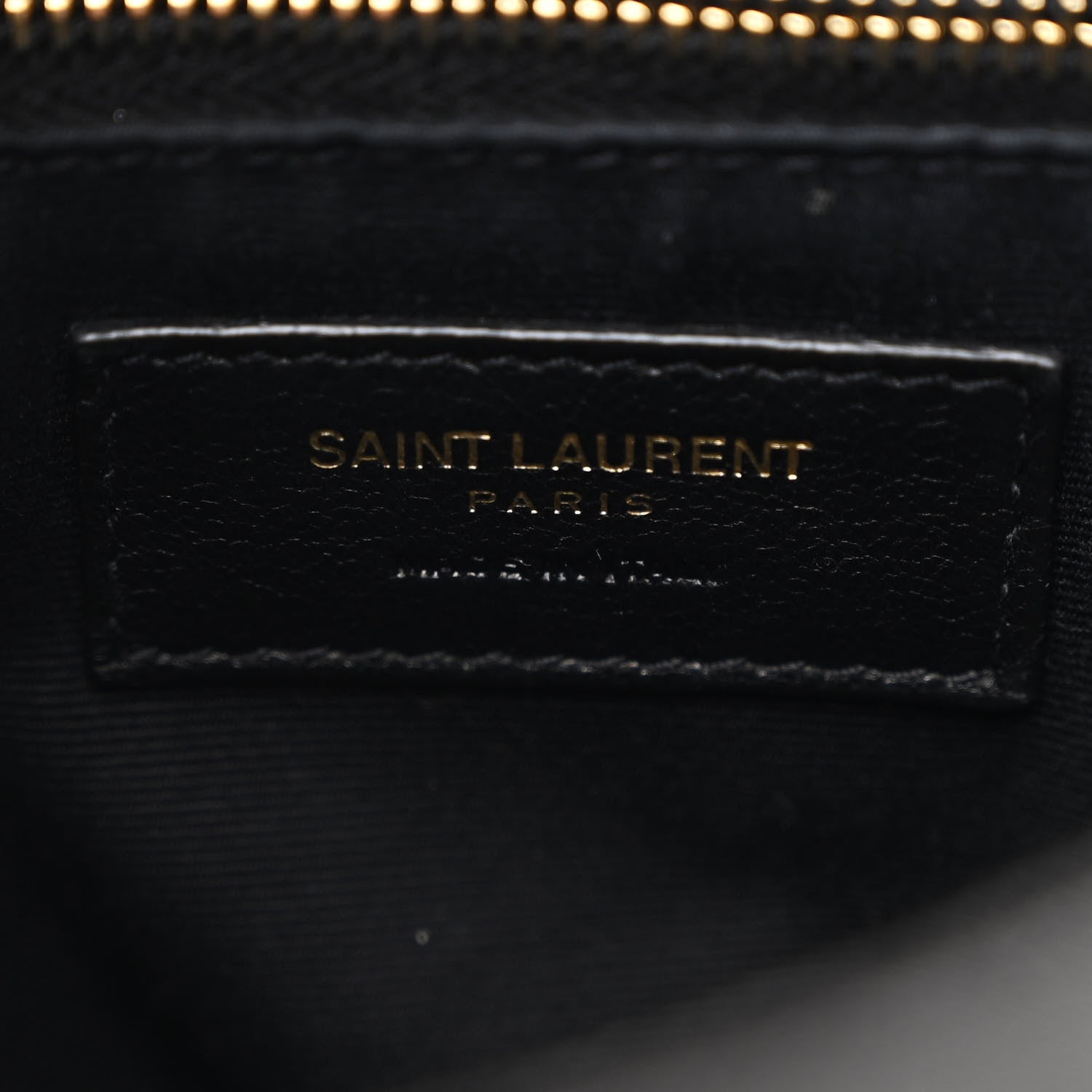 Saint Laurent Lambskin Matelasse Monogram Medium Niki Chain Satchel Black 6 of 11
