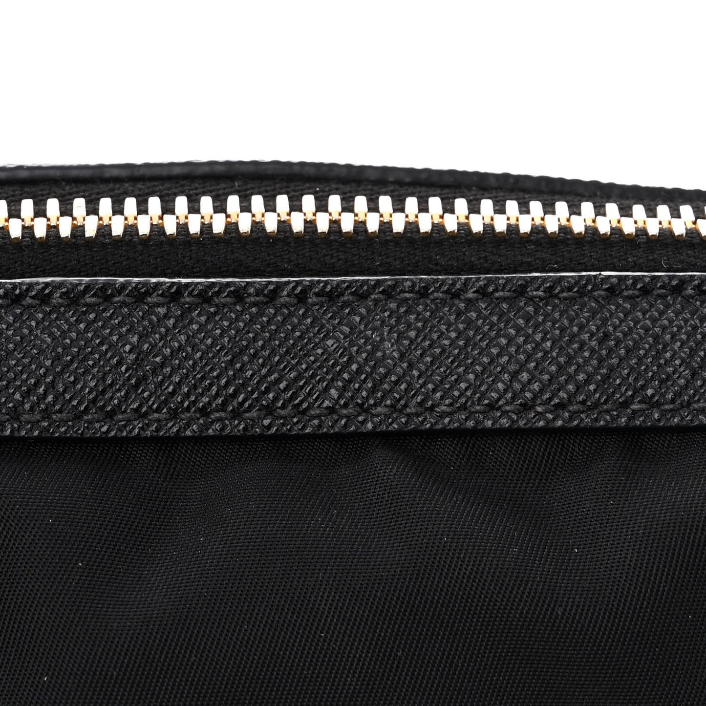 Tessuto Nylon Saffiano Tote Black