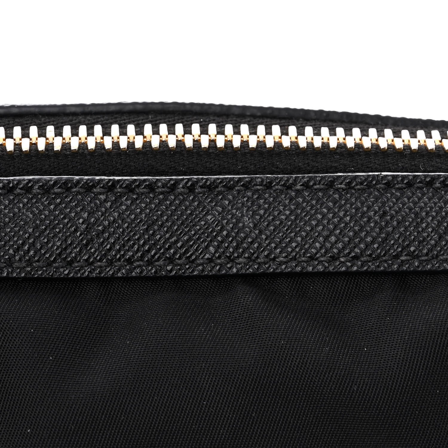 Prada Tessuto Nylon Saffiano Tote Black 12 of 14