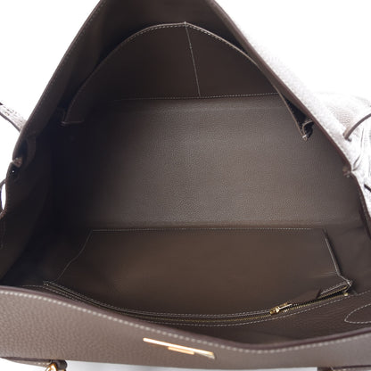Hermes Togo Kelly Retourne 40 Etoupe 9 of 34