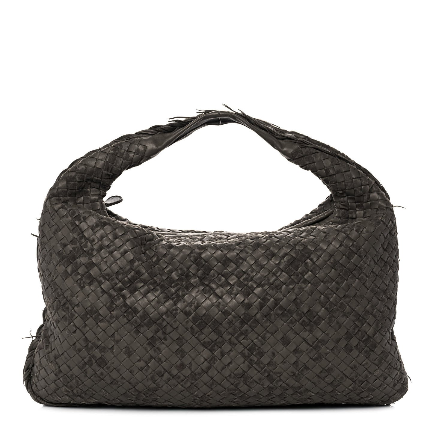 Nappa Velours Intrecciato Large Veneta Hobo Matita