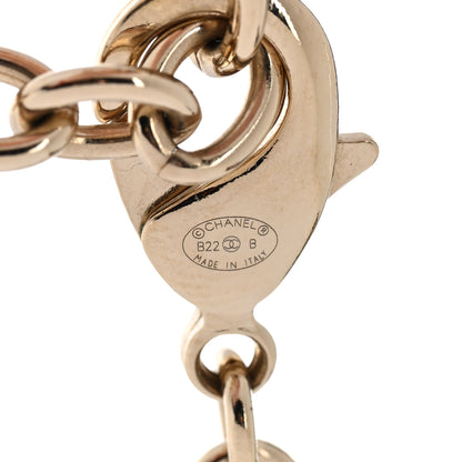 Chanel Metal CC Heart Locket Necklace Gold 6 of 7