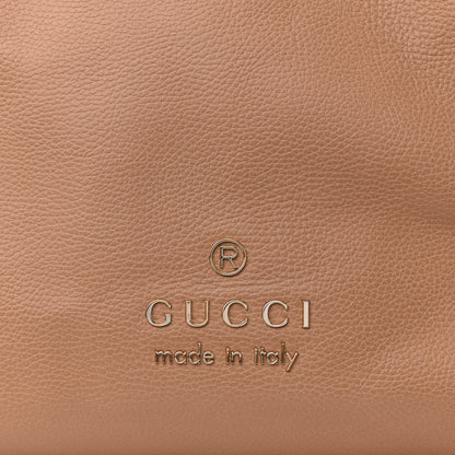 Gucci Calfskin Large Gifford Braided Handle Tote Rose Beige 8 of 12