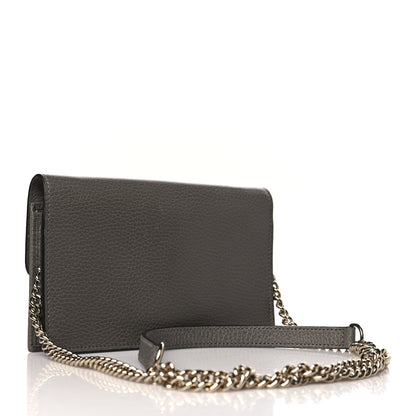 Gucci Dollar Calfskin Interlocking G Chain Wallet Loess 3 of 9