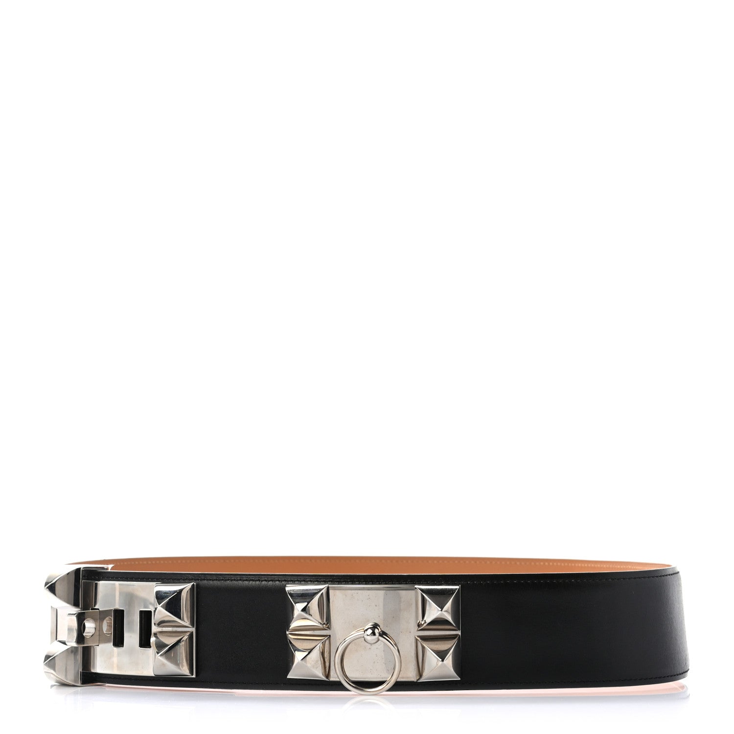 Hermes Box Collier De Chien CDC Belt 85 Black 1 of 5