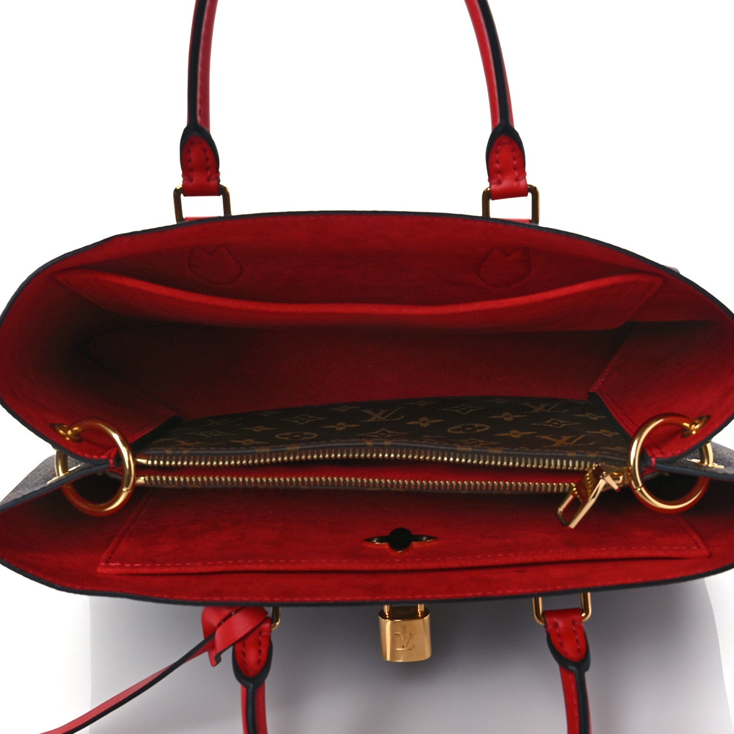 Louis Vuitton Monogram Flower Tote Coquelicot 9 of 16