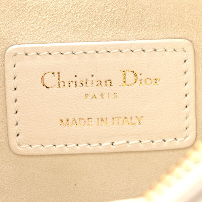 Christian Dior Lambskin Cannage CD Lounge Bag Latte 6 of 12