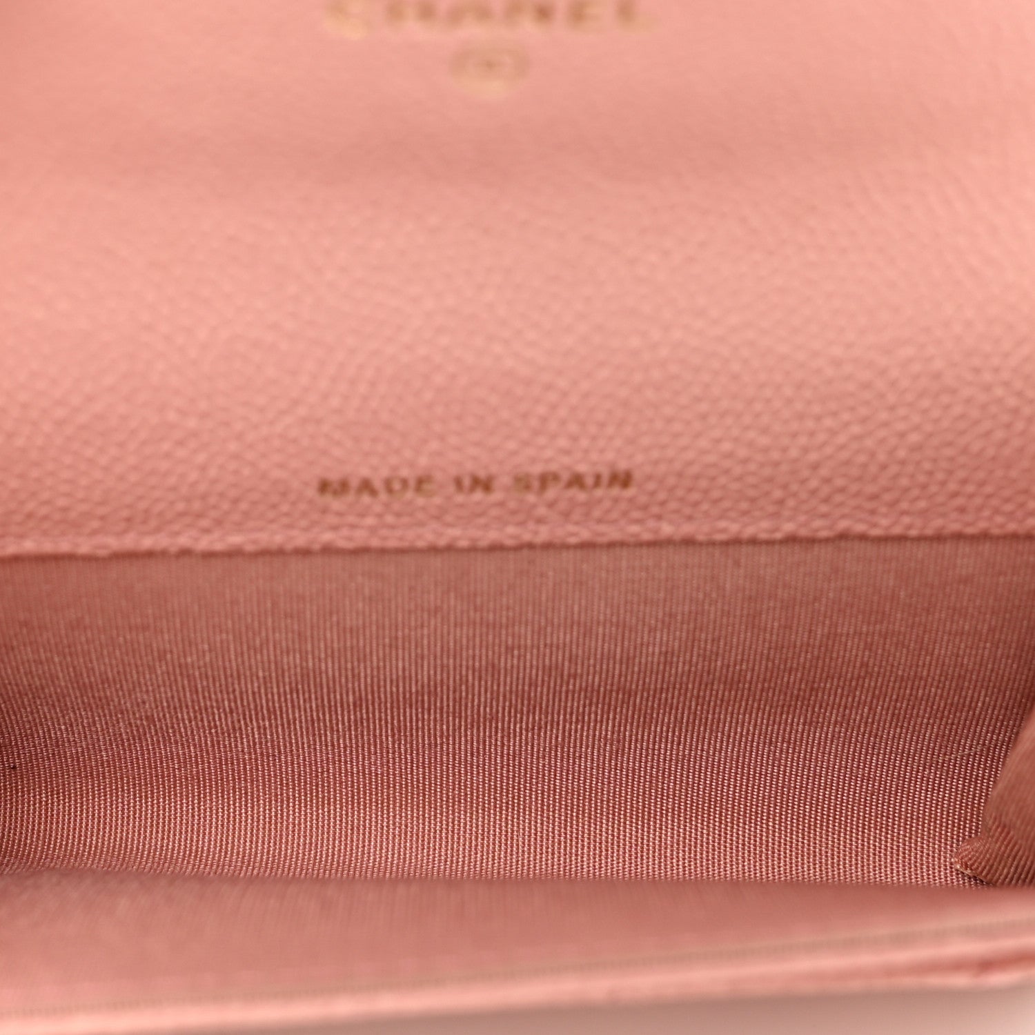 Chanel Caviar Quilted Boy Flap Card Holder Wallet Light Pink 5 of 9