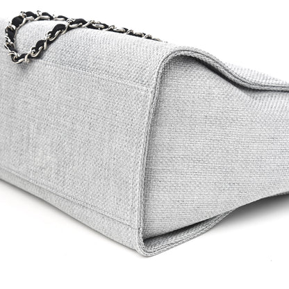 Chanel Canvas Medium Deauville Tote Grey 8 of 9