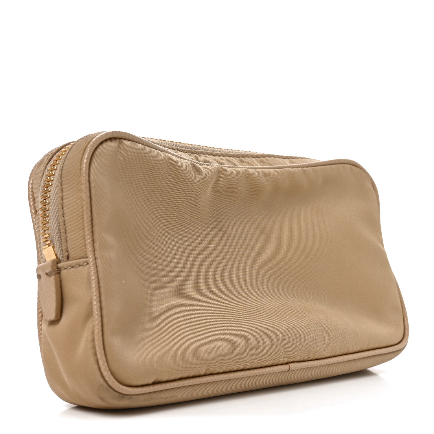 Prada Re-Nylon Vela Saffiano Wristlet Brandy 3 of 6