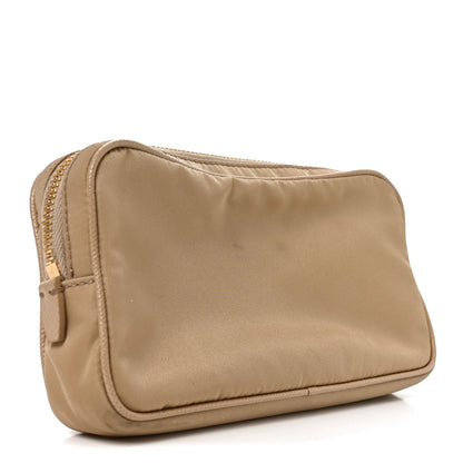 Prada Re-Nylon Vela Saffiano Wristlet Brandy 3 of 6