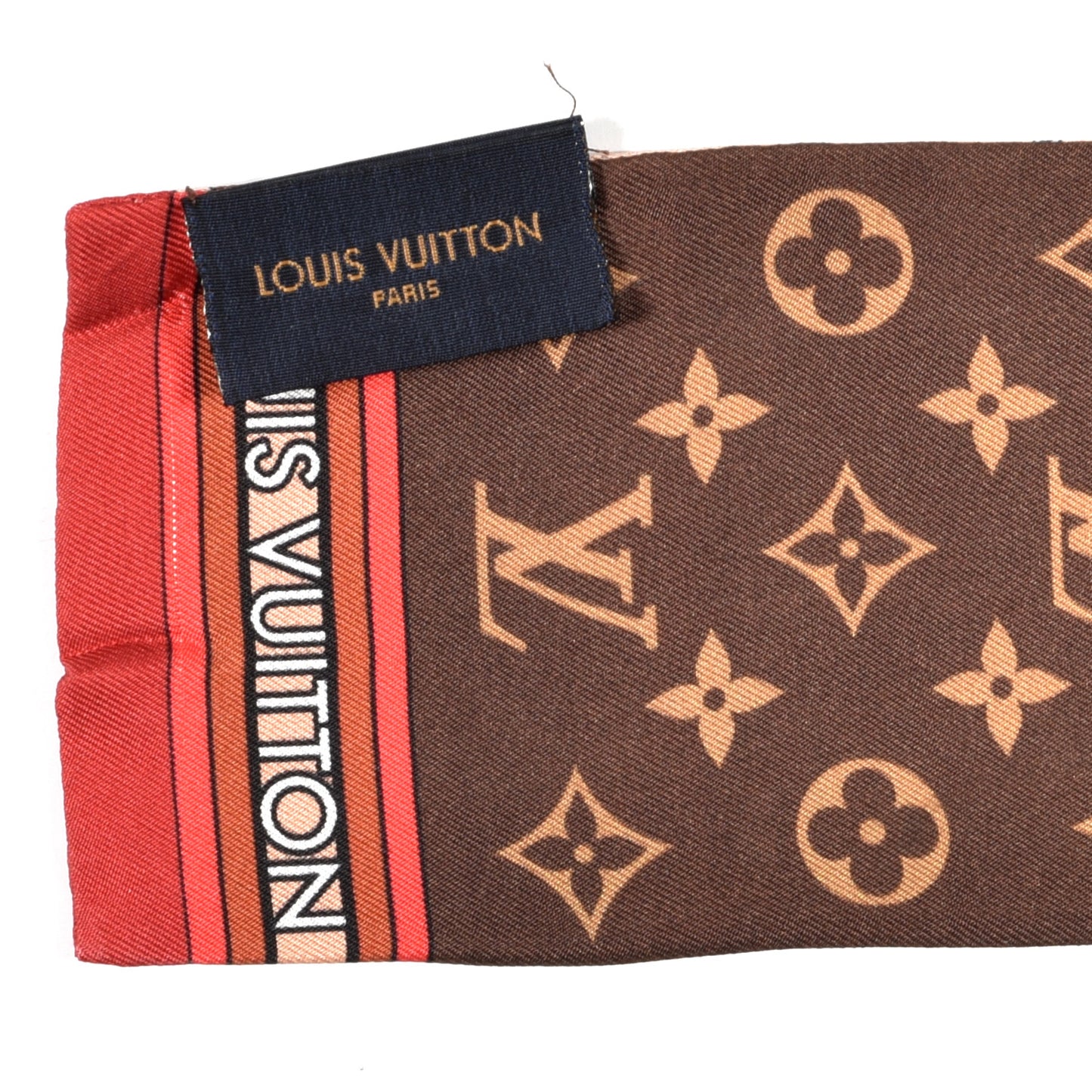 Silk Monogram All In LV Bandeau Brown