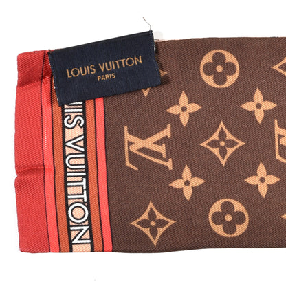 Louis Vuitton Silk Monogram All In LV Bandeau Brown 3 of 4