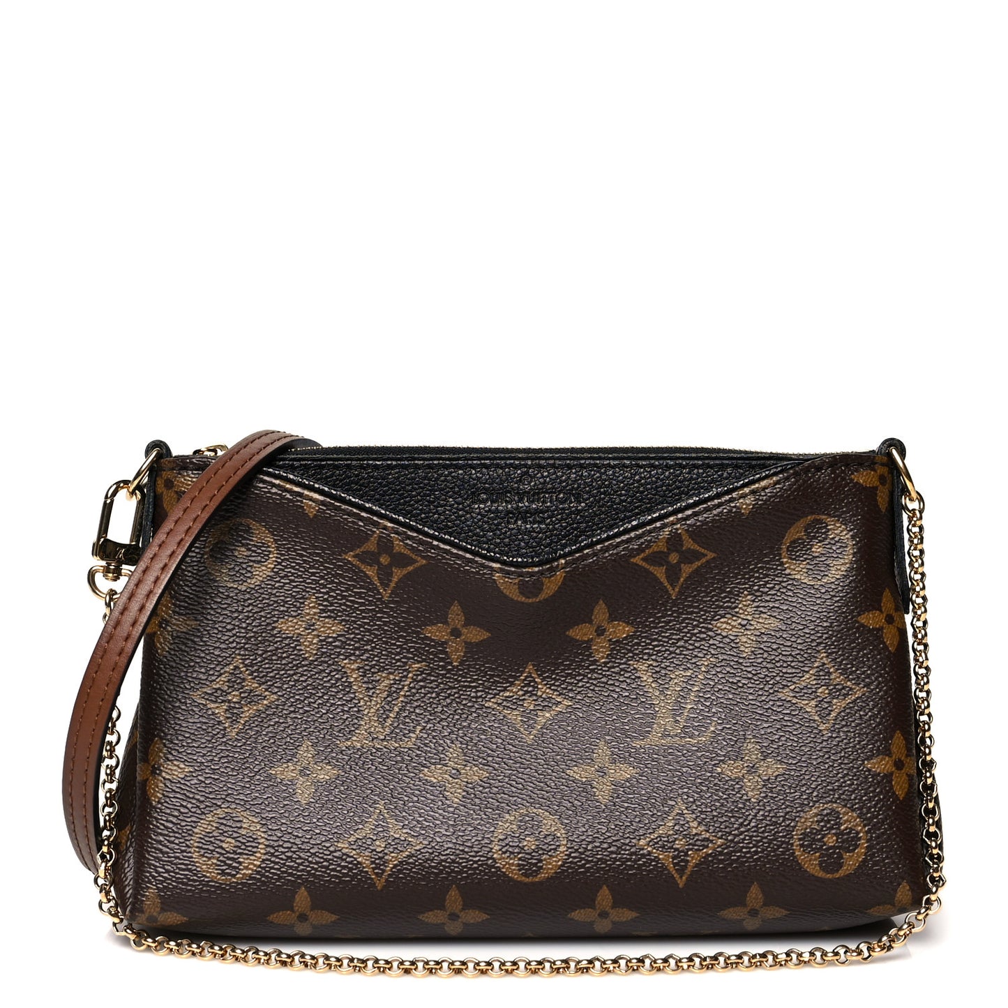 Monogram Pallas Clutch Black